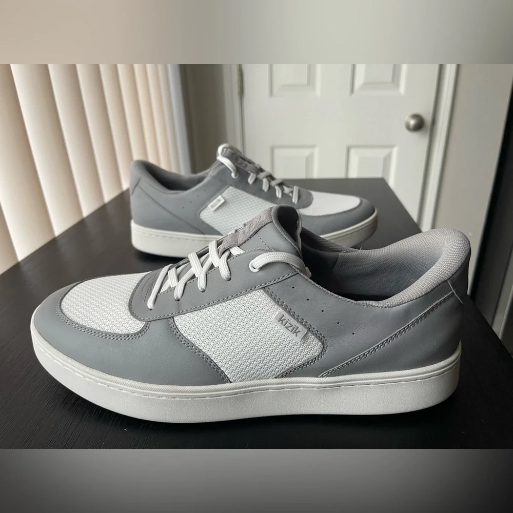 Kizik Men’s Gray and White Sneakers New size 11.5 men U.S.